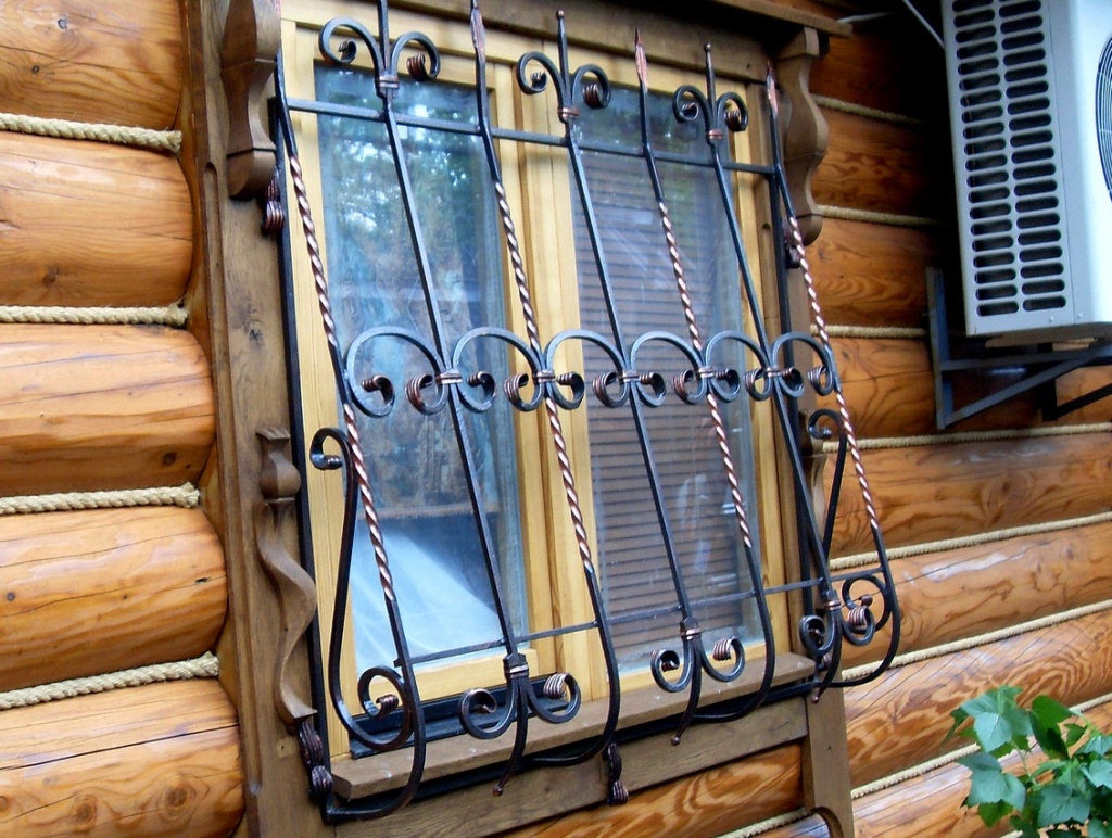 Решетки на окна для деревянных домов 